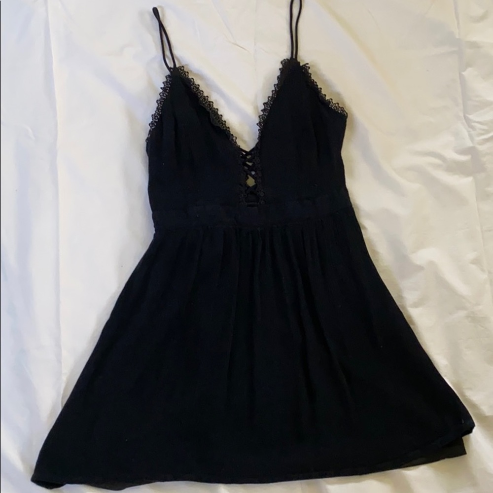 Ontwelfth Mini Black Dress